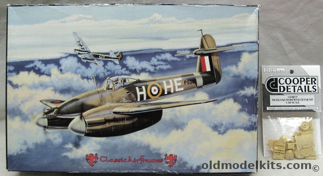 Classic Airframes 1/48 Westland Whirlwind, 415 plastic model kit